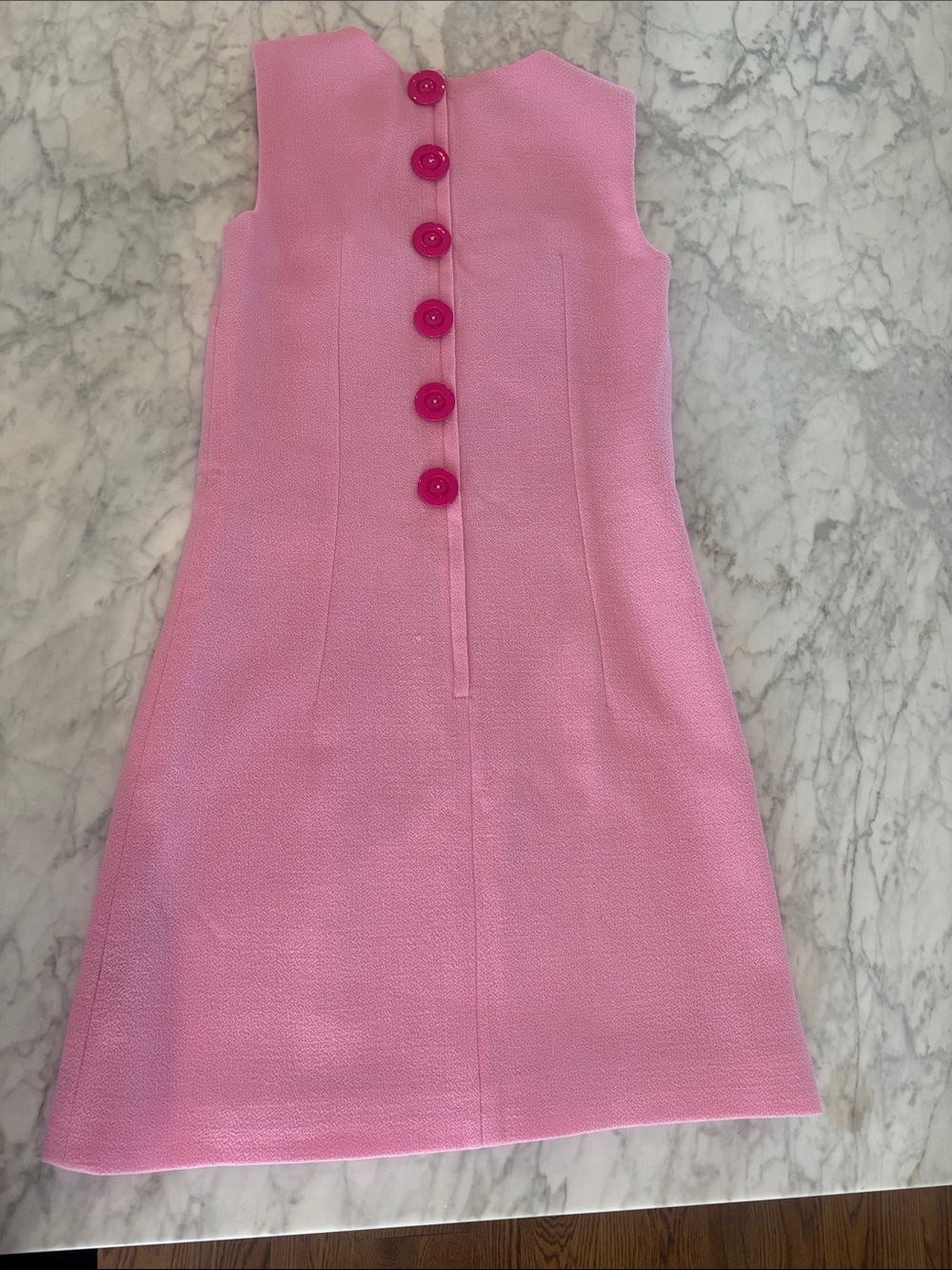 Dolce & Gabbana Pink Sleeveless Shift Dress - Picture 2 of 3